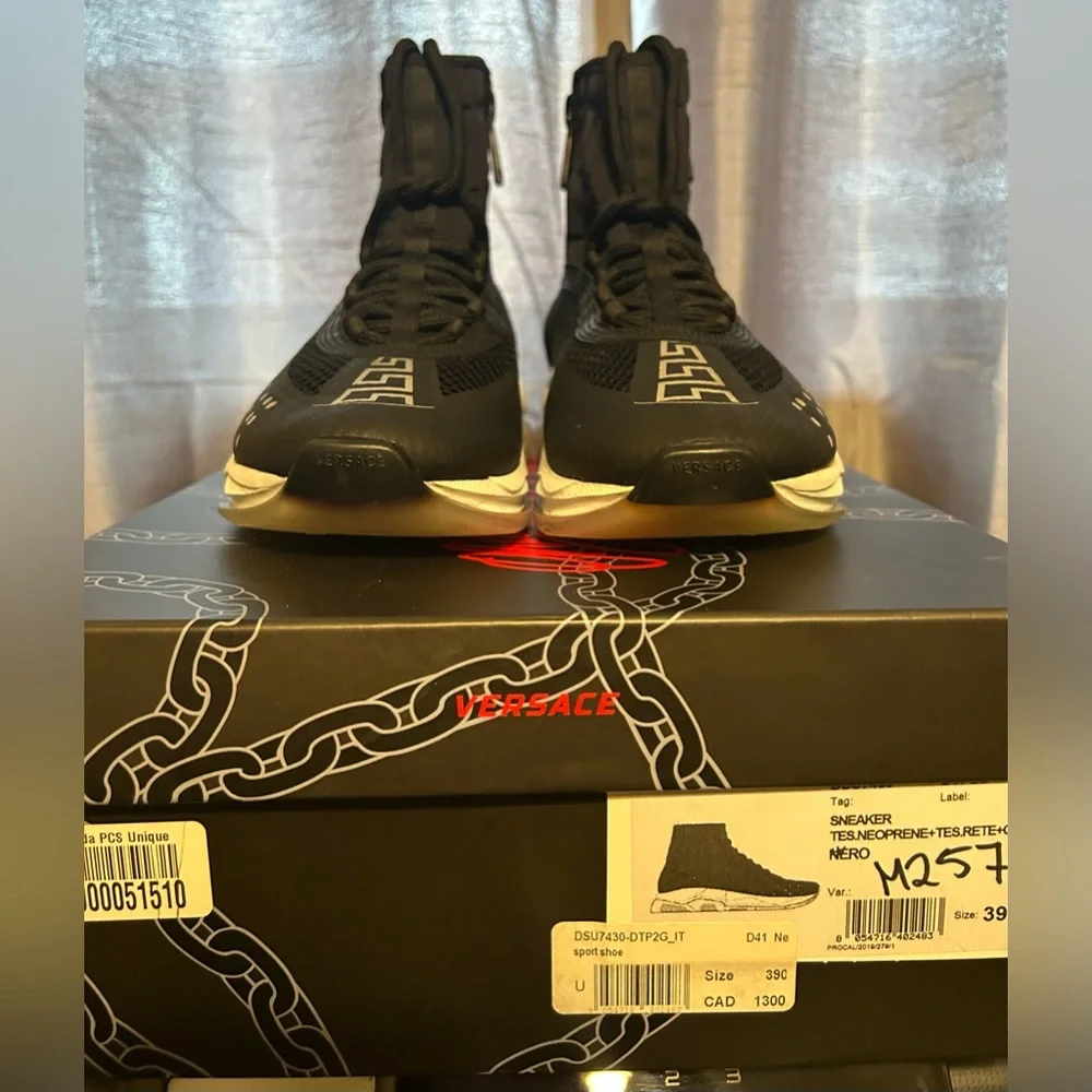 VERSACE Chain Reaction Sneakers - EUC - Picture 9 of 13